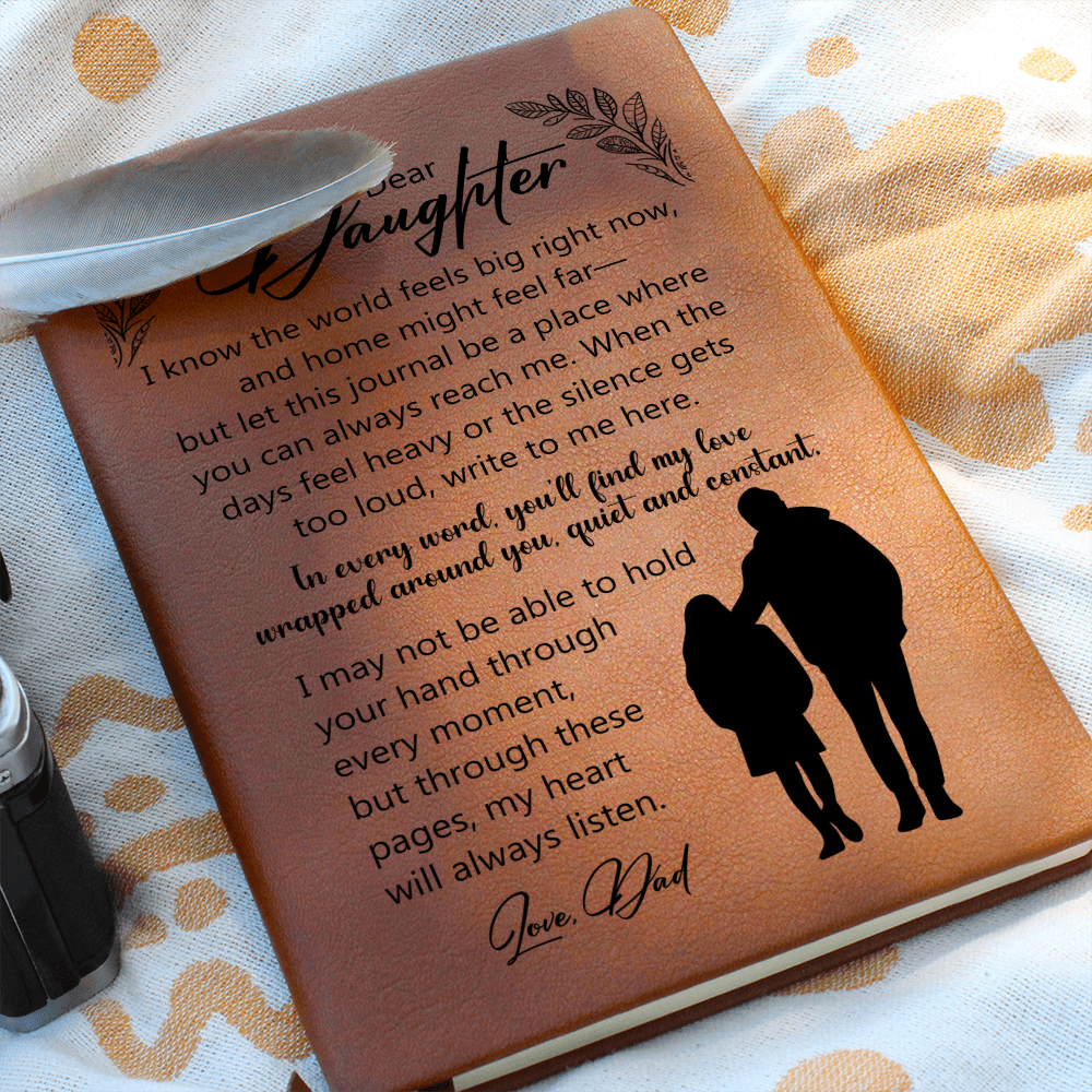 To My Daughter, Thoughtful Graphic Journal From Dad