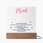 Acrylic Plaque Keepsake For Mom, Gift From Child To Mother, I Am Forever Thankful