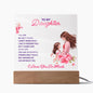 Acrylic Plaque Keepsake For Daughter, Sentimental Gift From Mom, I LOVE YOU SO MUCH