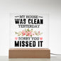Acrylic Plaque Rustic Home Decor, Housewarming Gift Ideas, Home Office Decor