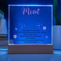 Acrylic Plaque Keepsake For Mom, Gift From Child To Mother, I Am Forever Thankful