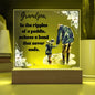 Gift For Grandpa, Keepsake Acrylic Plaque For Grandparent, Gift From Grandson