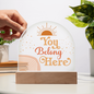 Acrylic Plaque, Classroom Decor, Counseling Office Plaque, Inclusion, You Belong Here