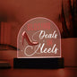Closing Deals In Heels, Acrylic Plaque For Office Desk, Realtor Gift Idea, Entrepreneur, Boss Lady, SheEO