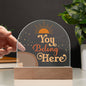 Acrylic Plaque, Classroom Decor, Counseling Office Plaque, Inclusion, You Belong Here