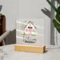New Homeowners, Welcome Home Rustic Sign Acrylic Keepsake