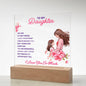 Acrylic Plaque Keepsake For Daughter, Sentimental Gift From Mom, I LOVE YOU SO MUCH