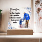 Gift For Grandpa, Keepsake Acrylic Plaque For Grandparent, Gift From Grandson