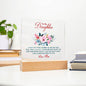 Acrylic Plaque Keepsake, Gift For Daughter From Mom, Daughter Graduation Present