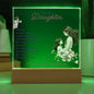 Acrylic Plaque Keepsake For Daughter, Sentimental Gift From Mom, I LOVE YOU SO MUCH
