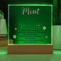 Acrylic Plaque Keepsake For Mom, Gift From Child To Mother, I Am Forever Thankful