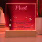 Acrylic Plaque Keepsake For Mom, Gift From Child To Mother, I Am Forever Thankful