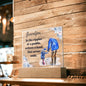 Gift For Grandpa, Keepsake Acrylic Plaque For Grandparent, Gift From Grandson