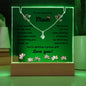 Acrylic Keepsake + Jewelry, Unique Gift For Mom, From Us Gift