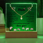 Acrylic Keepsake + Jewelry, Unique Gift For Mom, From Us Gift