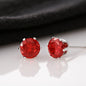 Red Cubic Zirconia Earrings (Add-on)