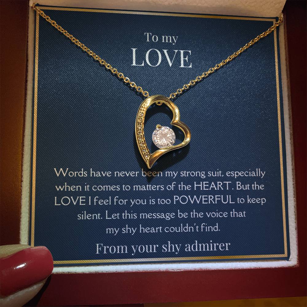 To My Love, From Your Shy Admirer