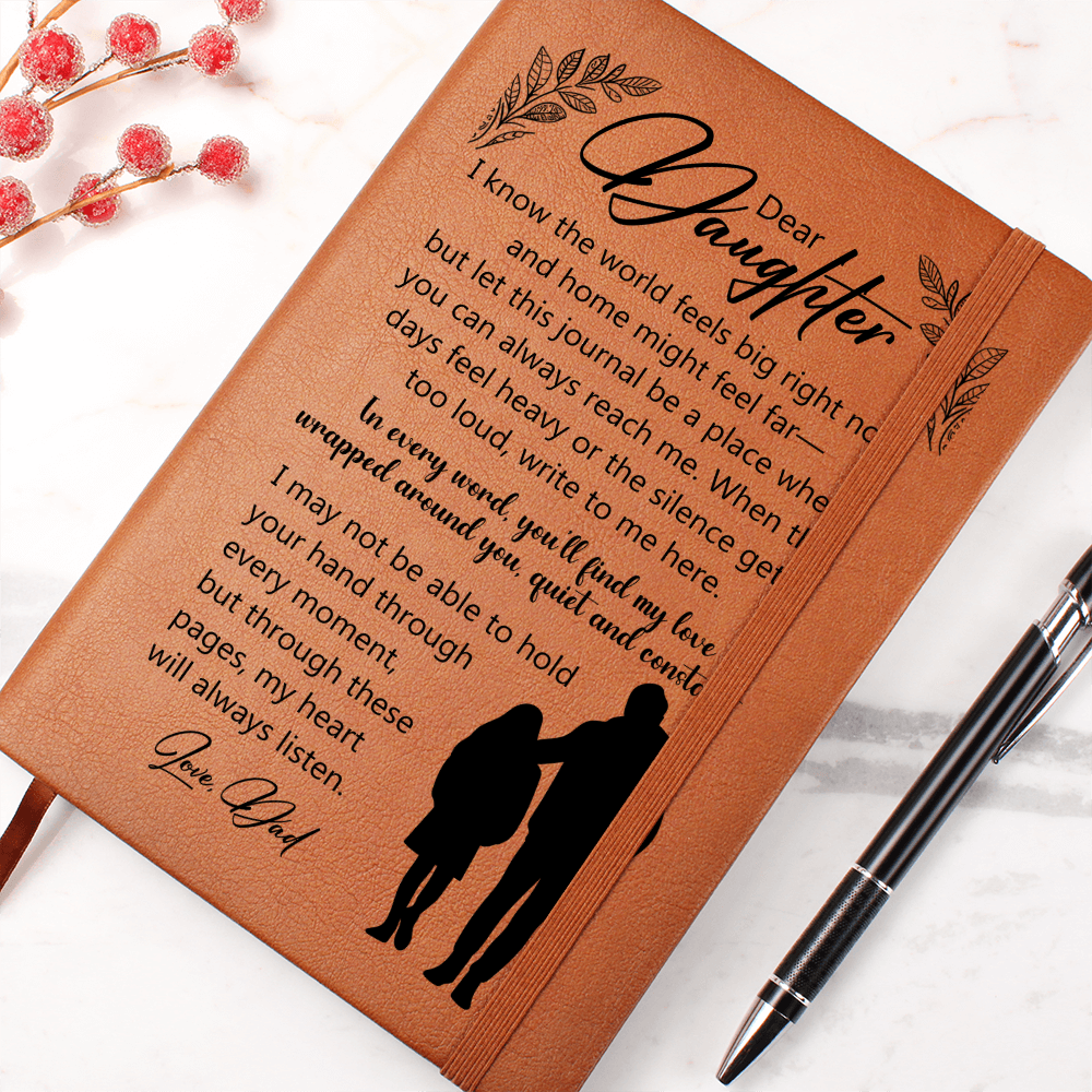 To My Daughter, Thoughtful Graphic Journal From Dad