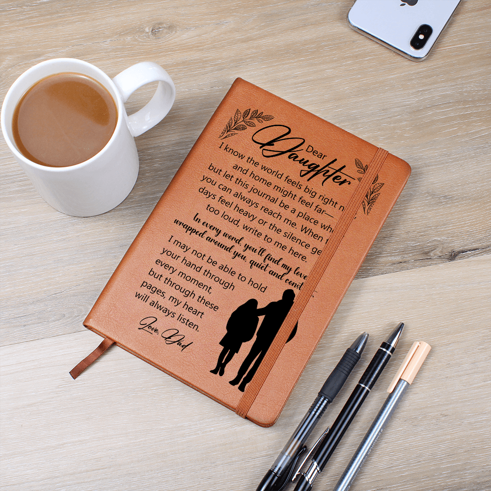 To My Daughter, Thoughtful Graphic Journal From Dad