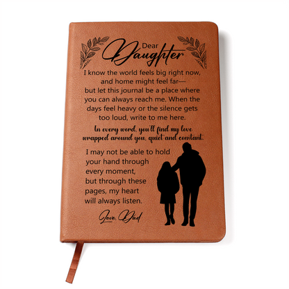 To My Daughter, Thoughtful Graphic Journal From Dad