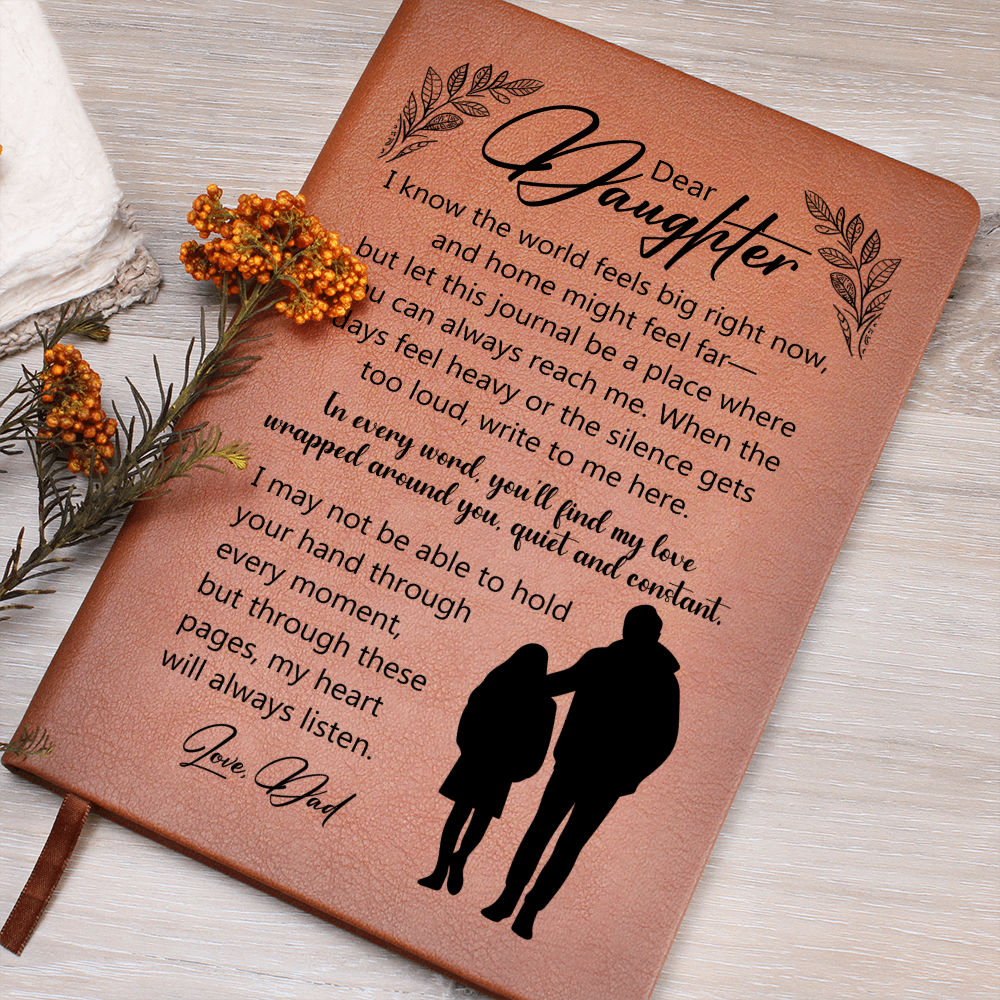 To My Daughter, Thoughtful Graphic Journal From Dad