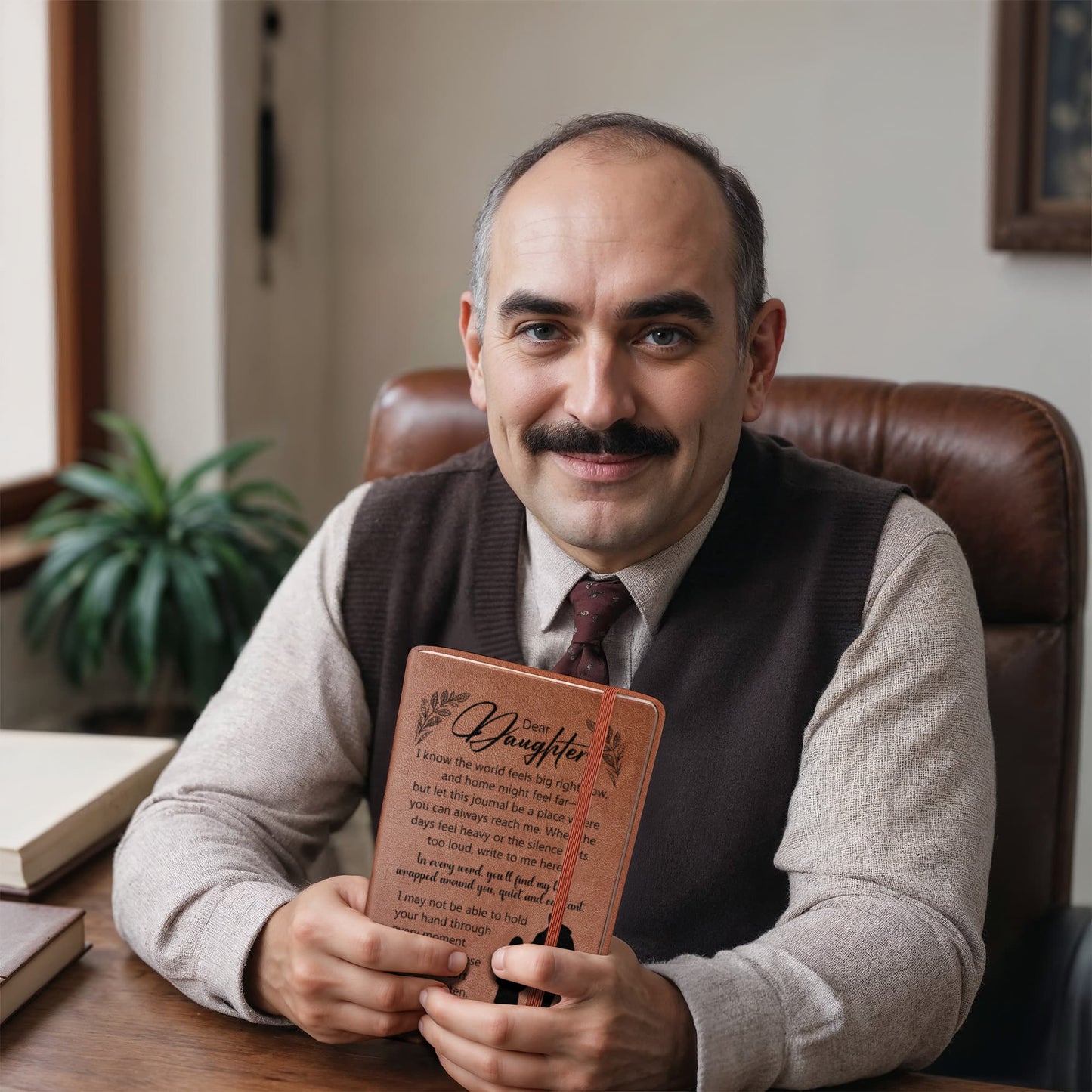 To My Daughter, Thoughtful Graphic Journal From Dad