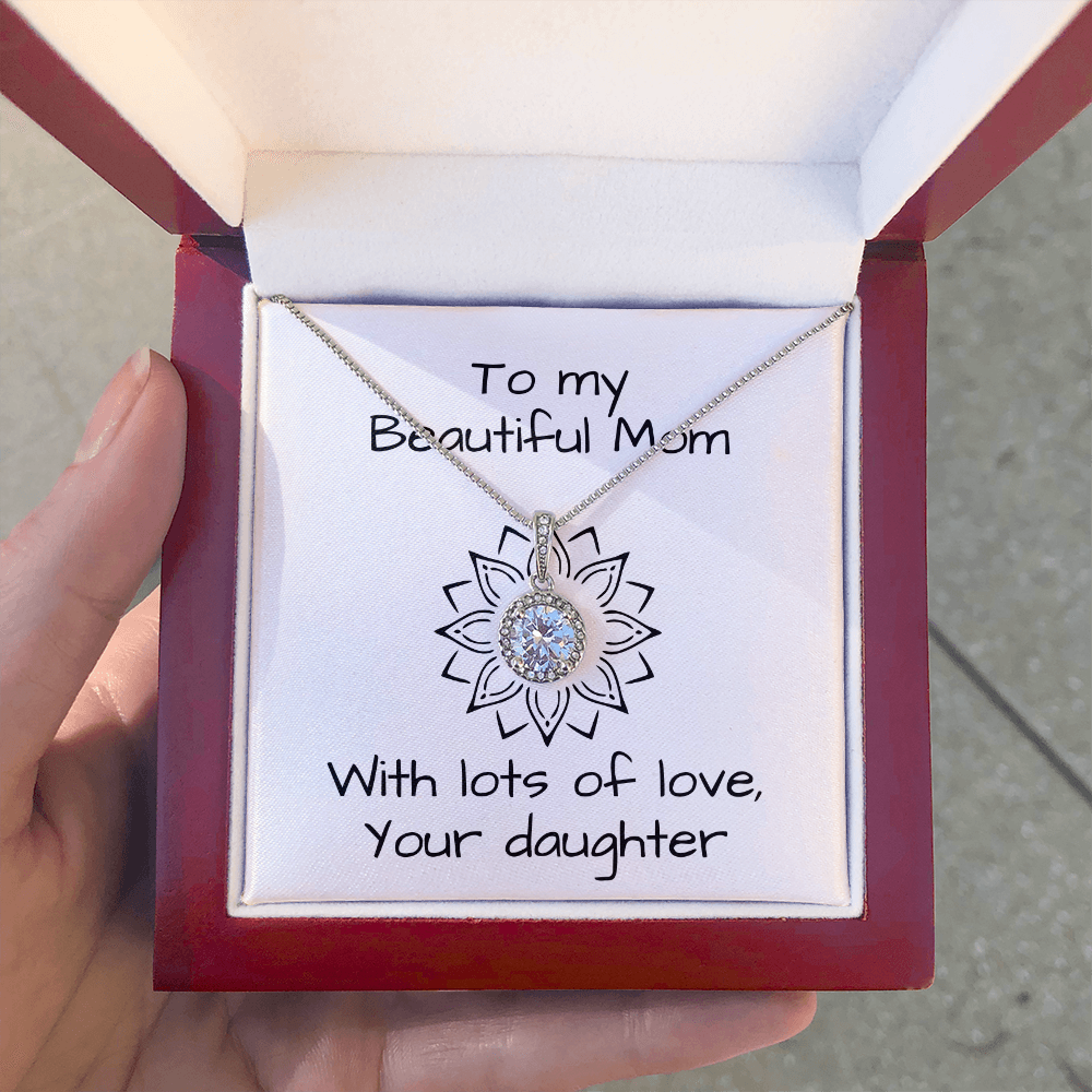 To My Beautiful Mom, With Lots Of Love, Your Daughter