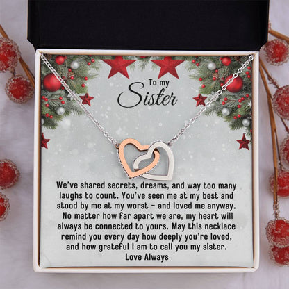 To My Sister, May This Necklace Remind You How Deeply You're Loved