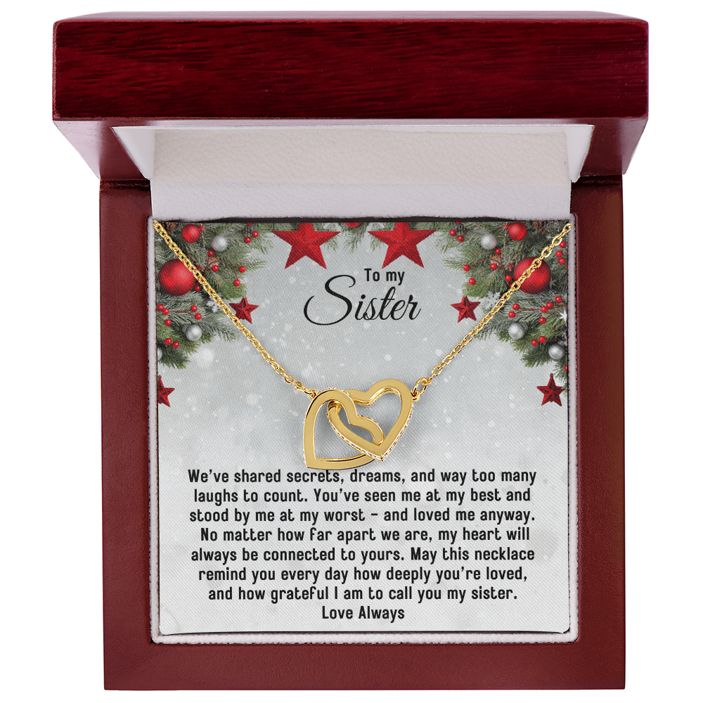 To My Sister, May This Necklace Remind You How Deeply You're Loved