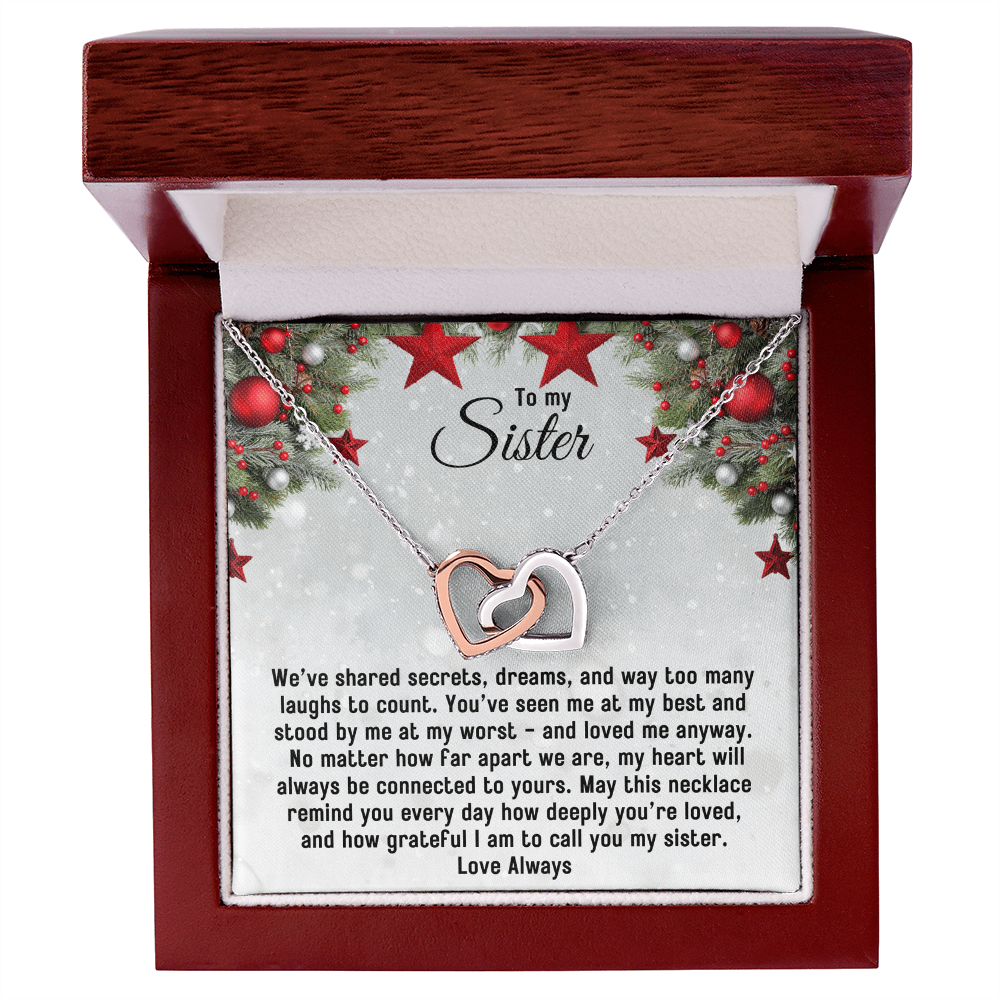 To My Sister, May This Necklace Remind You How Deeply You're Loved
