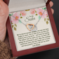 To My Sister, Interlocking Hearts Pendant Necklace, I Am So Grateful To Call You My Sister
