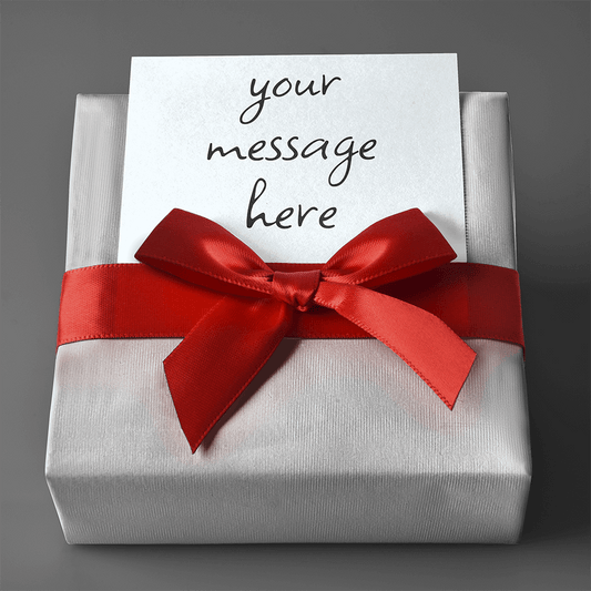 Gift Wrap with Personalized Message (Add-On)