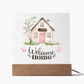 New Homeowners, Welcome Home Rustic Sign Acrylic Keepsake
