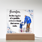 Gift For Grandpa, Keepsake Acrylic Plaque For Grandparent,  Gift From Grandson