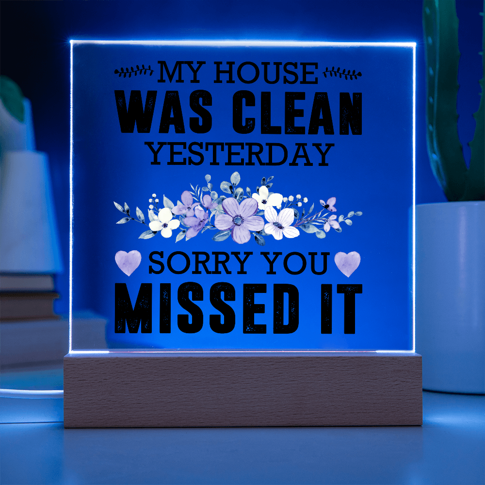 Acrylic Plaque Rustic Home Decor, Housewarming Gift Ideas, Home Office Decor