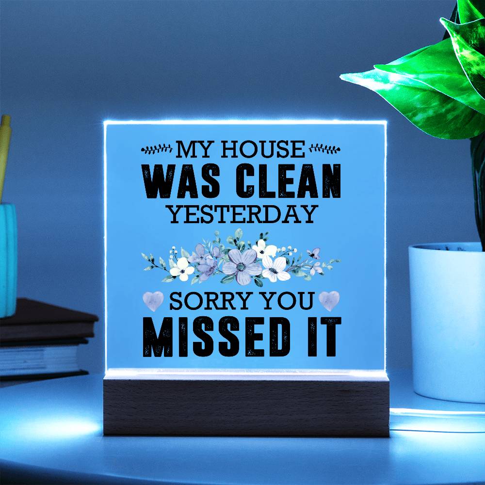 Acrylic Plaque Rustic Home Decor, Housewarming Gift Ideas, Home Office Decor