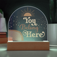 Acrylic Plaque, Classroom Decor, Counseling Office Plaque, Inclusion, You Belong Here