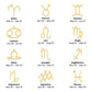 Leo Zodiac Symbol Necklace