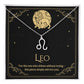 Leo Zodiac Symbol Necklace