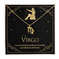 Virgo Zodiac Symbol Necklace