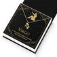 Virgo Zodiac Symbol Necklace