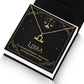 Libra Zodiac Symbol Necklace