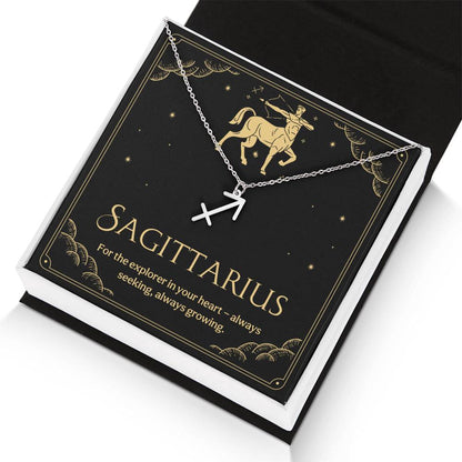 Sagittarius Zodiac Symbol Necklace