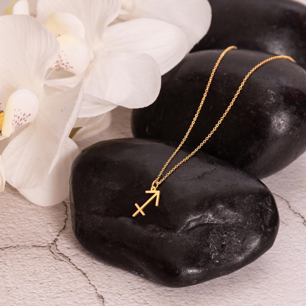 Sagittarius Zodiac Symbol Necklace