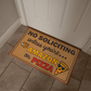 Funny Welcome Mat, No Soliciting Doormat, Indoor/Outdoor Entry Rug