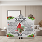 To My Daughter, Sherpa Hooded Christmas Blanket