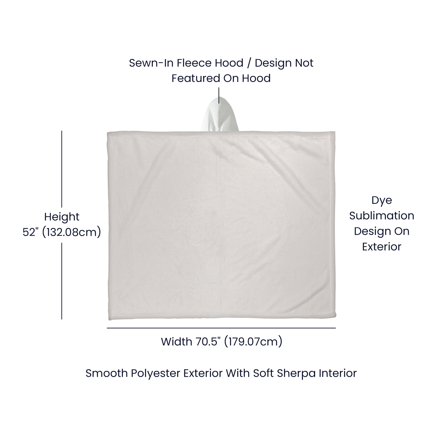 To My Daughter, Sherpa Hooded Christmas Blanket