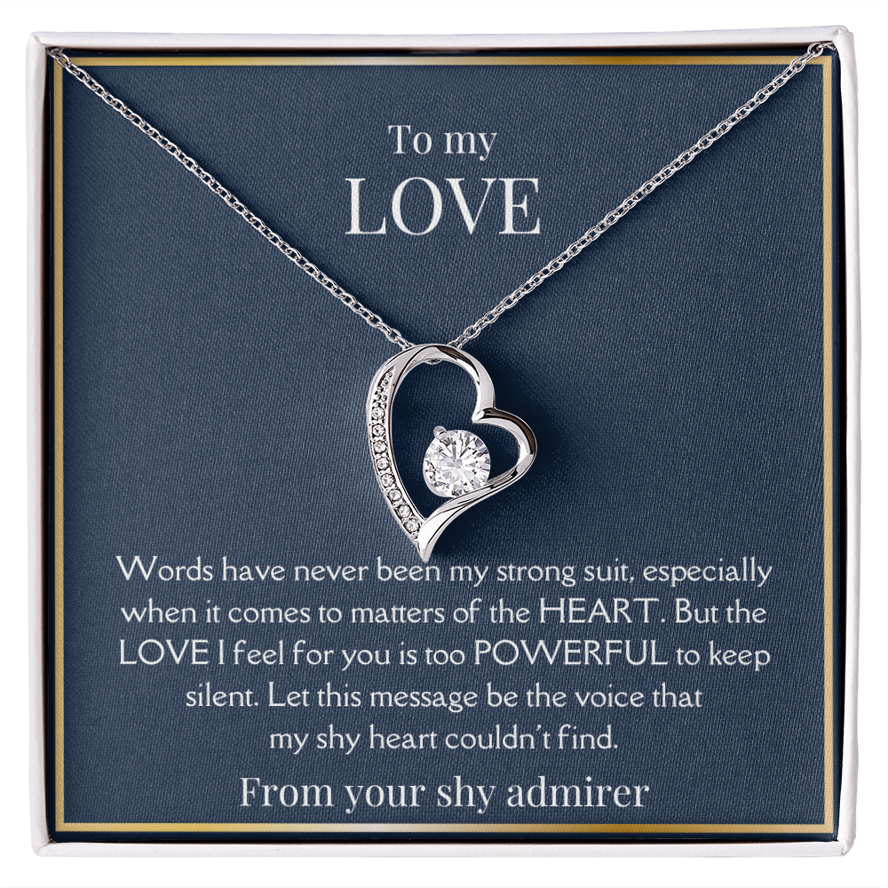 To My Love, From Your Shy Admirer