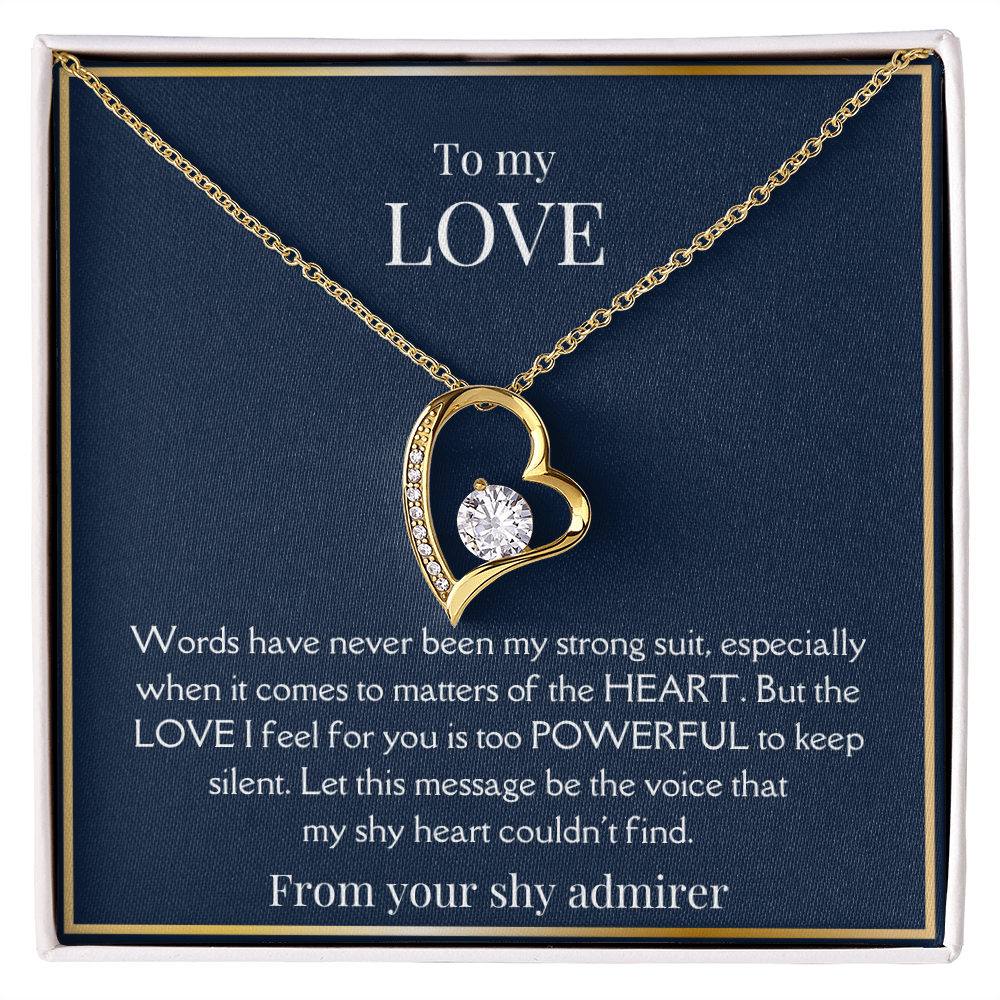 To My Love, From Your Shy Admirer