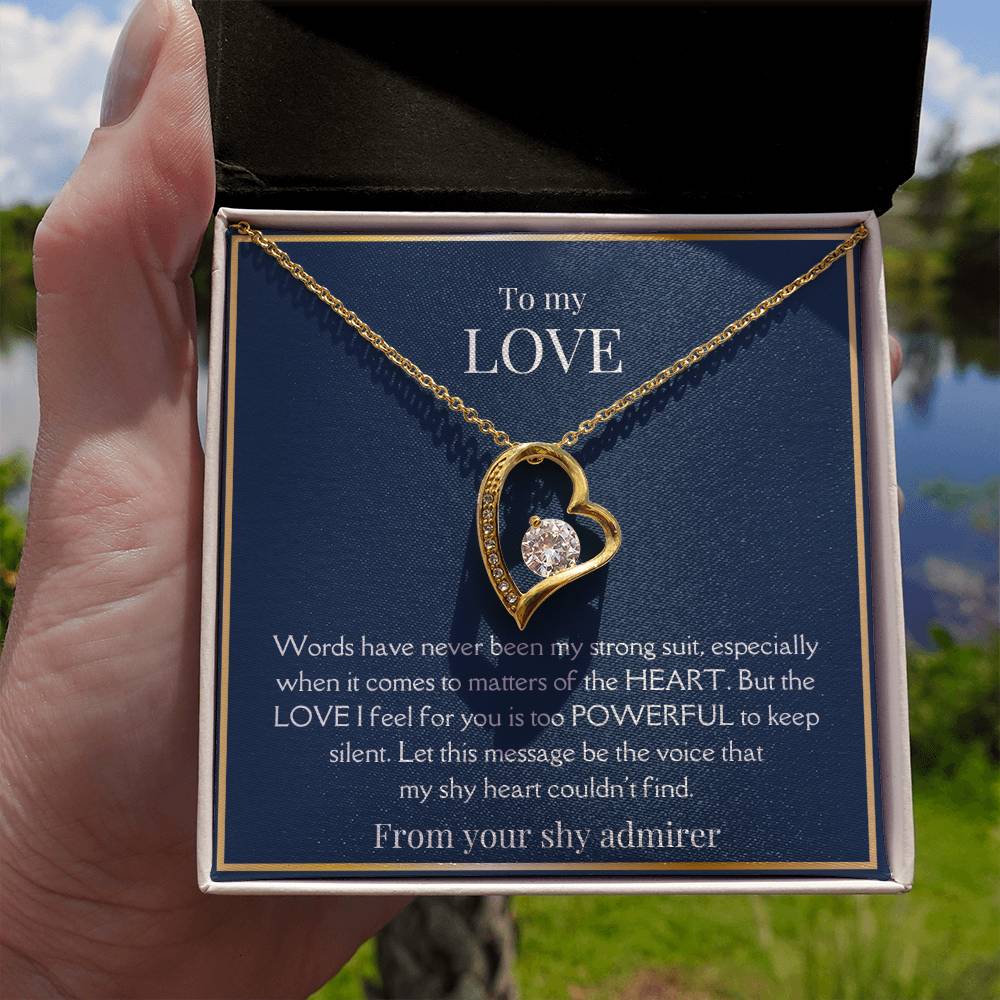 To My Love, From Your Shy Admirer